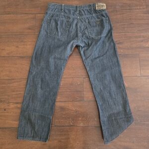 Armani Jeans Men's Dark Indigo Straight Leg Jeans